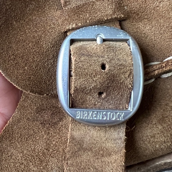 Birkenstock Buckley Clog Womens Brown Suede Mules Shoes Slip-On Sz 245 US 7-7.5 - Picture 3 of 13